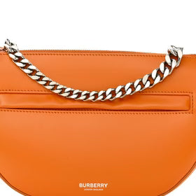 【関税負担】 BURBERRY CHAIN SHOULDER BAG BURBERRY Chain Shoulder Bag Leather Gold Auth 111416 | eBay