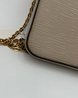 LOUIS VUITTON Epi Felicie Pochette Chain Wallet Galet