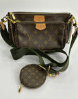 Louis Vuitton Multi Pochette Accessories Monogram Khaki