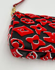 Louis Vuitton Pochette Accessoires NM Limited Edition Urs Fischer Tufted Monogram Canvas