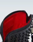 Christian Louboutin Empire Calfskin Spikes Loubilab Clutch Black