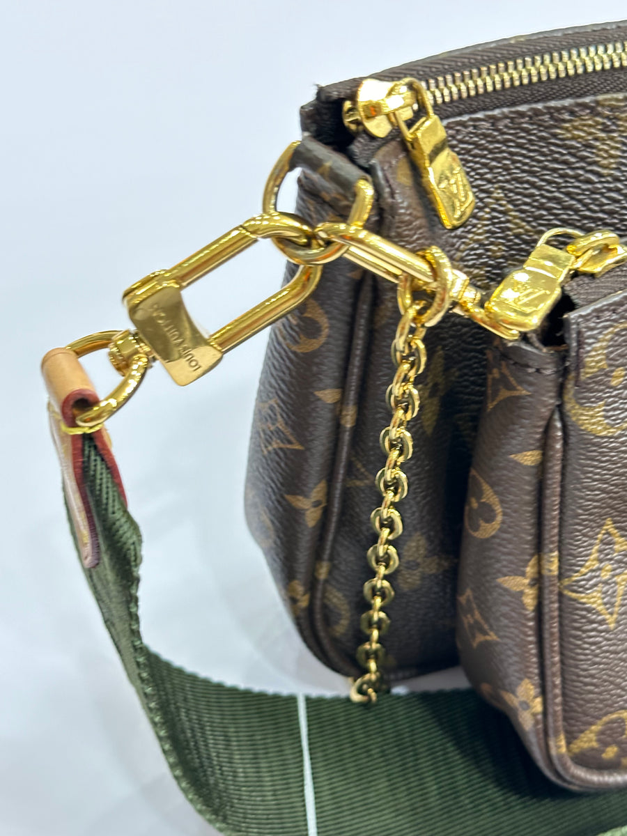 Louis Vuitton Multi Pochette Accessories Monogram Khaki