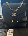 Chanel Coco Chevron Backpack